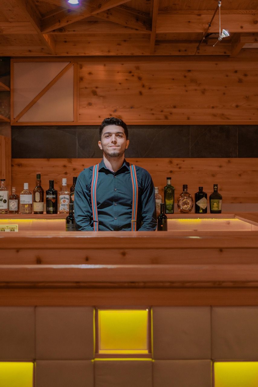 Panos - Our Greek at the bar or in the à la carte restaurant