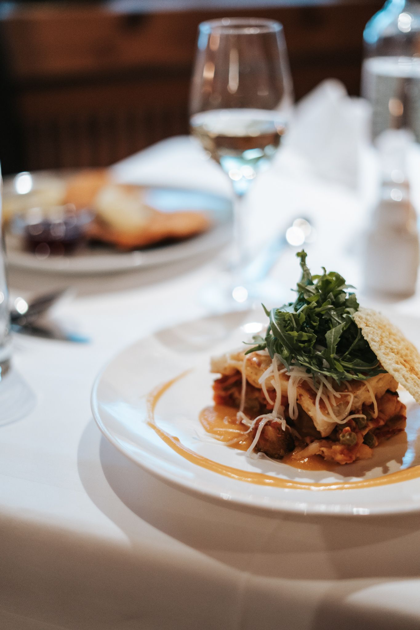 A delicious dish at Glemmtalerhof in a cozy atmosphere.