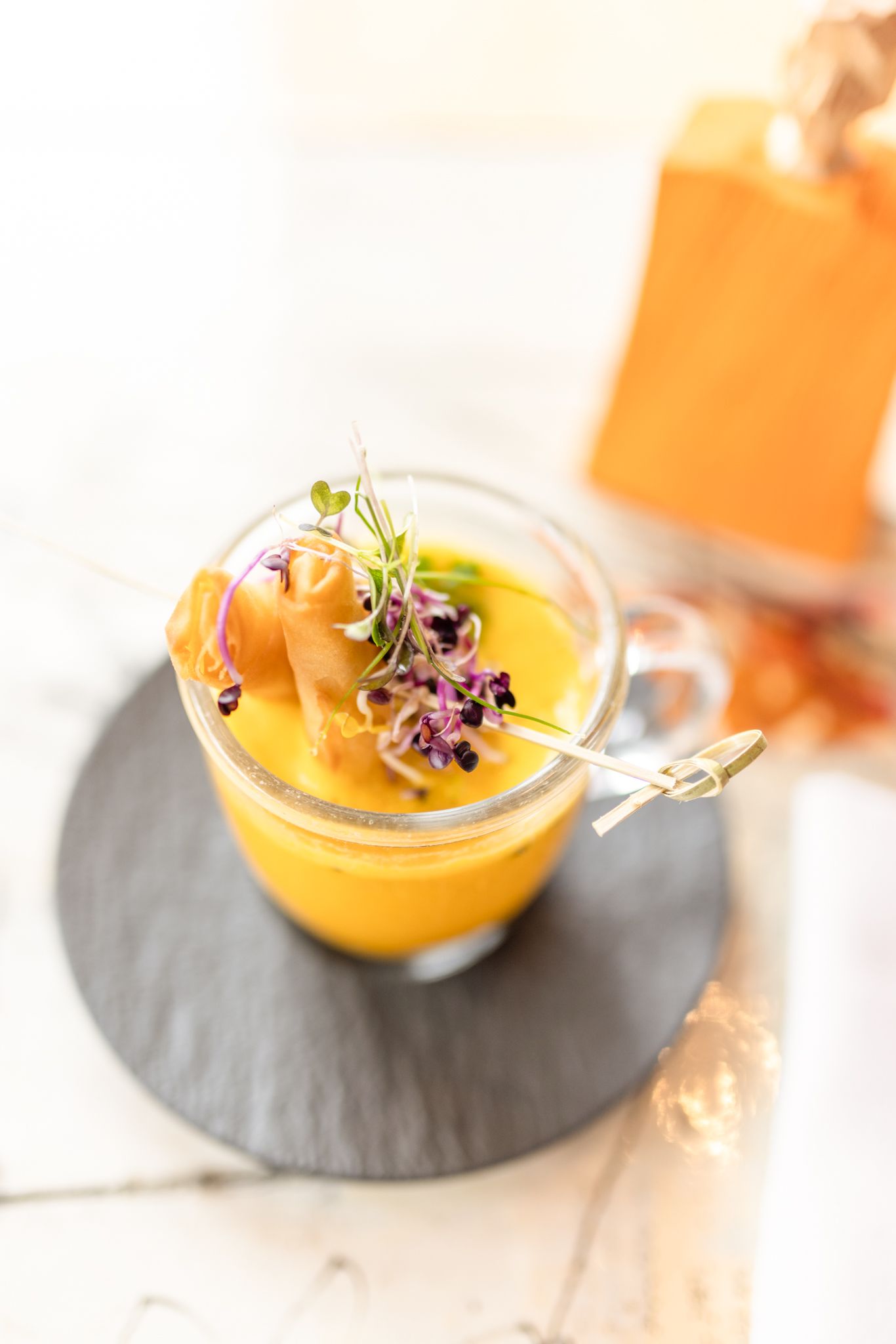 A delicious dish with fresh herbs at Glemmtalerhof in Hinterglemm.