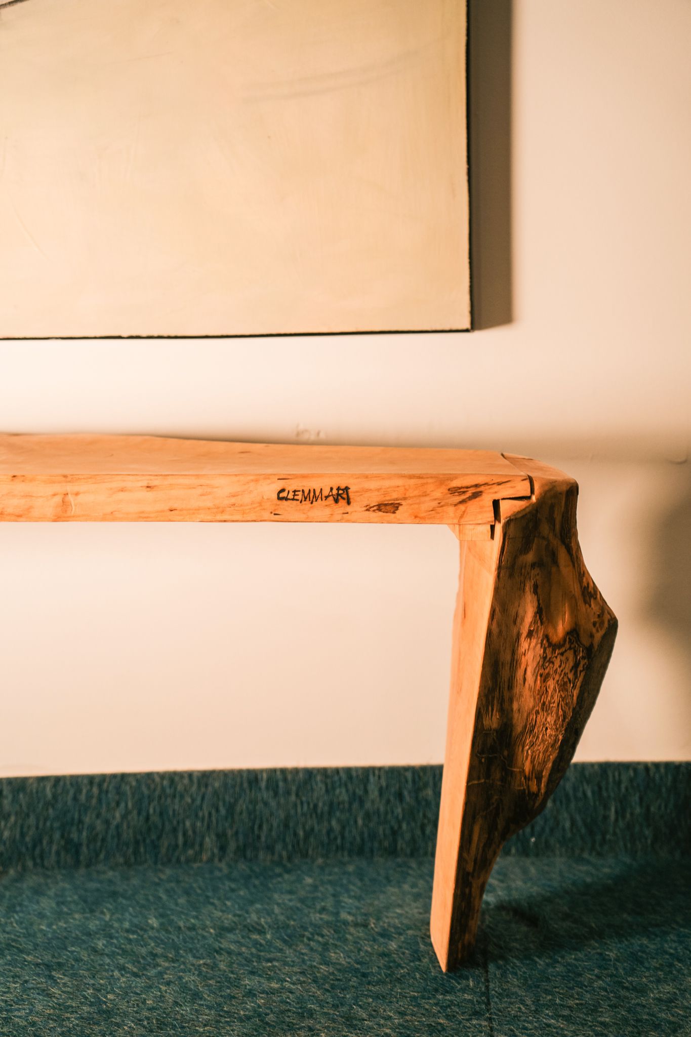 Glemmtalerhof in Hinterglemm features a unique wood chair design.