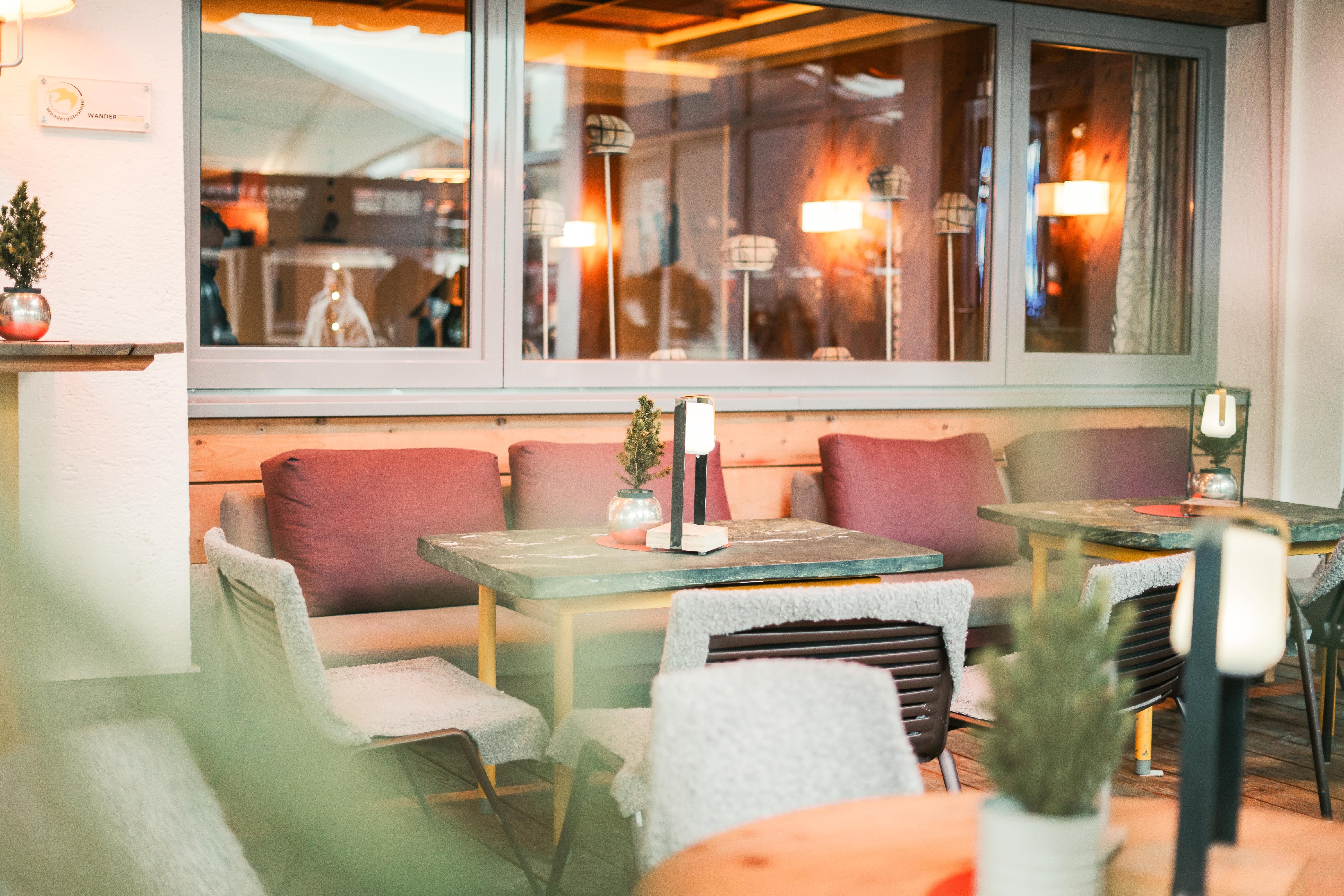 Cozy seating at Glemmtalerhof in Hinterglemm with stylish decor.